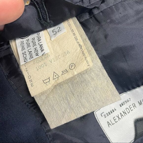 Vintage Alexander McQueen wool navy blazer - Picture 5 of 10